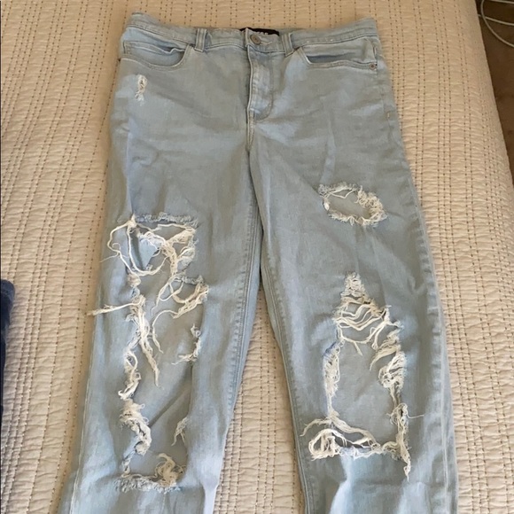 Girlfriend style high rise light wash jeans - Picture 1 of 3